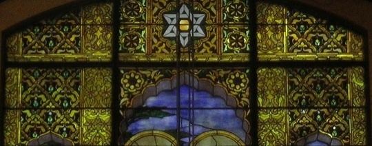 Витражная синагога от Tiffany