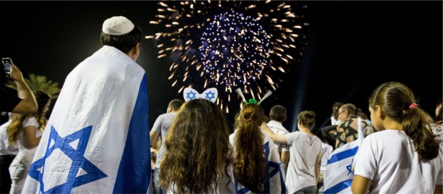 Парад мультикоптеров в честь Дня независимости Израиля