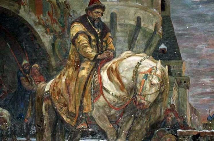 Картина “Тайный выезд Ивана Грозного перед опричниной”