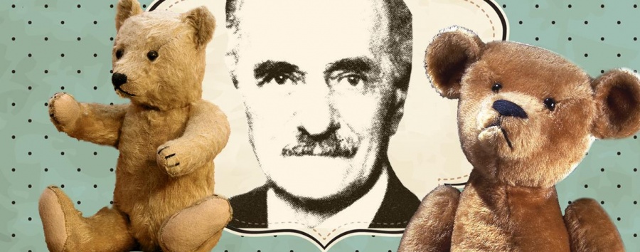 Моррис Мичтом и его медведь Тедди