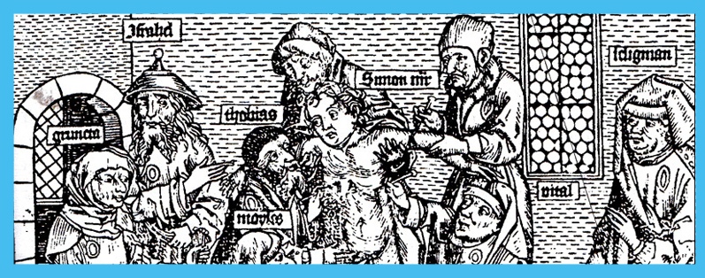 1475 год, евреев Тренто обвинили в убийстве двухлетнего мальчика