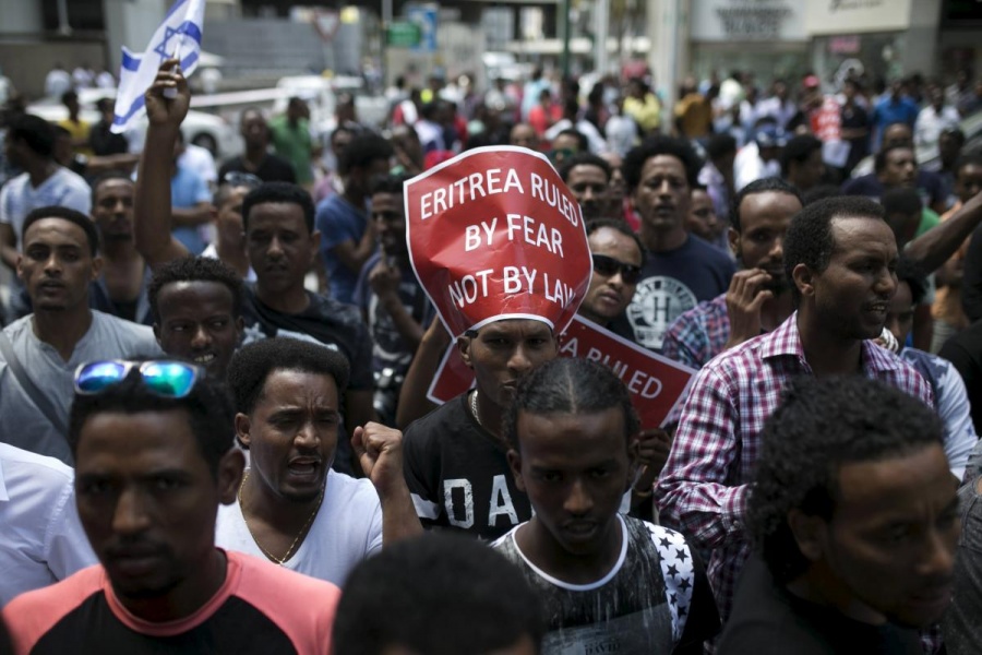 Эритрейцы ранили полицейских в Тель-Авиве
