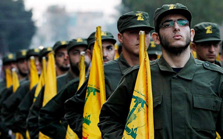Хезболла, флаги, марш, отряд