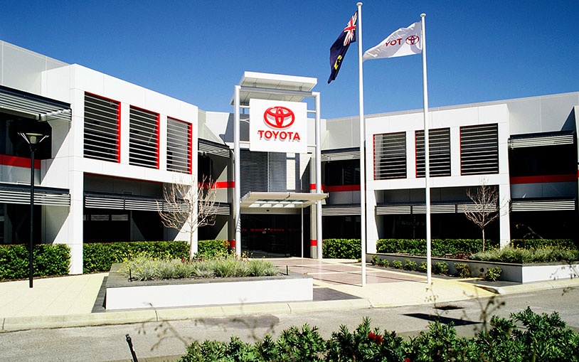 Toyota, офис, компания, здание