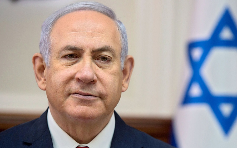 Биньямин Нетаньяху, флаг Израиля, Звезда Давида