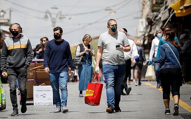 маски, карантин, Израиль