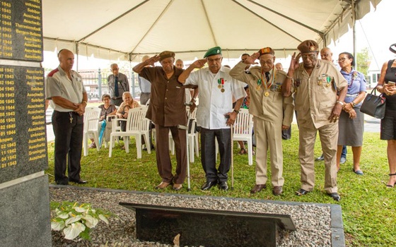 Суринам, памятник, Холокост, ветераны
