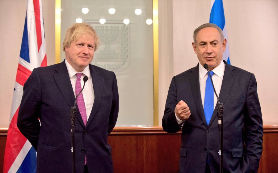 Борис Джонсон и Биньямин Нетаньяху