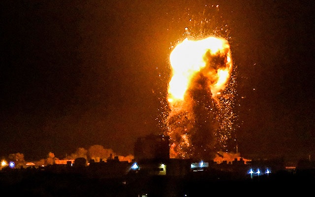 Террористы из Сектора Газа ночью обстреляли ракетами Израиль