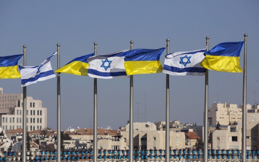 израиль украина флаги