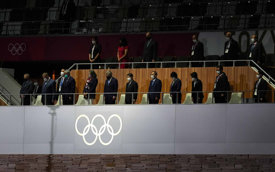 олимпийские игры в токио, минута молчания