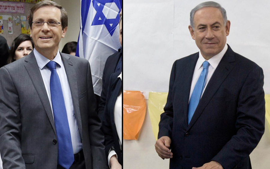 Ицхак Герцог и Биньямин Нетаньяху