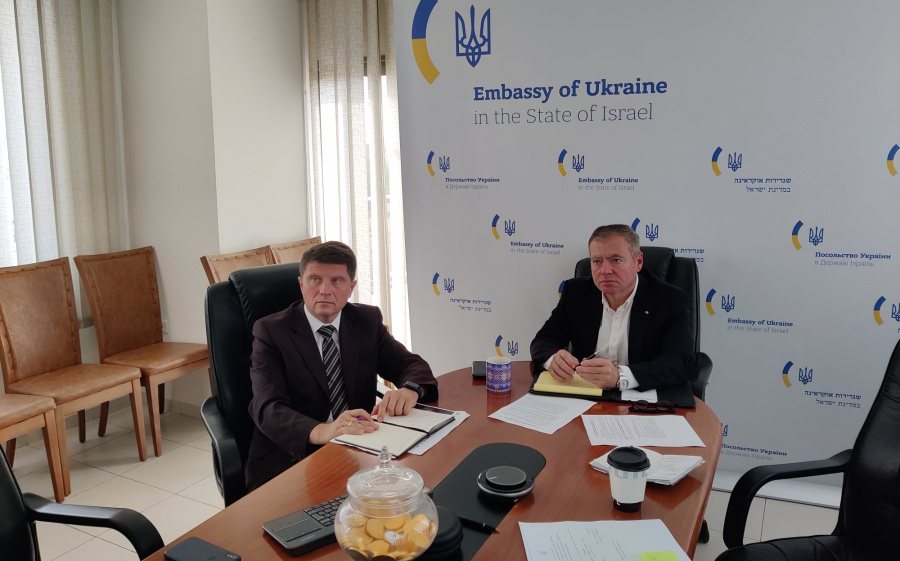 Посол Украины в Израиле и мэр Днепра обсудили побратимские отношения с Нетанией