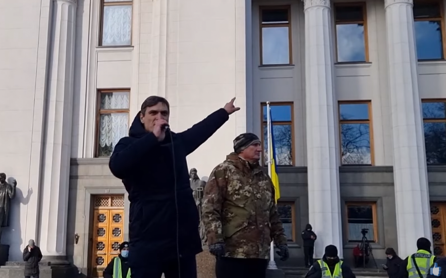 Антисемитские высказывания прозвучали на митинге антивакцинаторов в Киеве