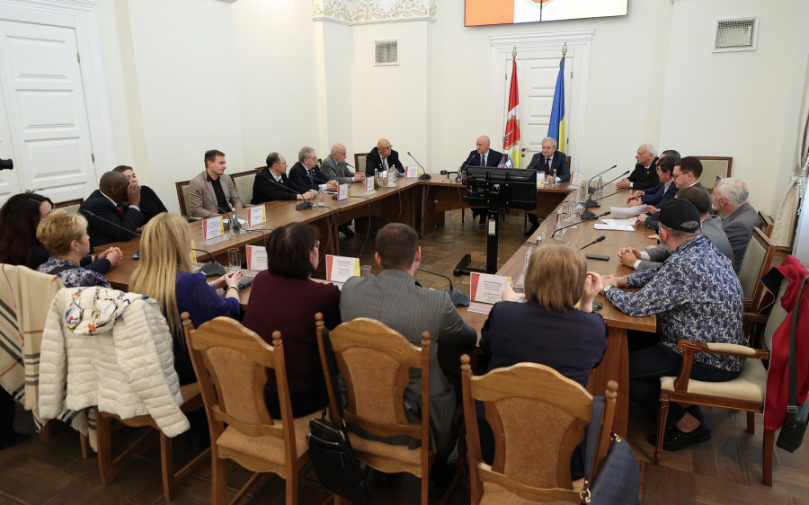 Встреча представителей еврейских организации и местных властей в Одесской области