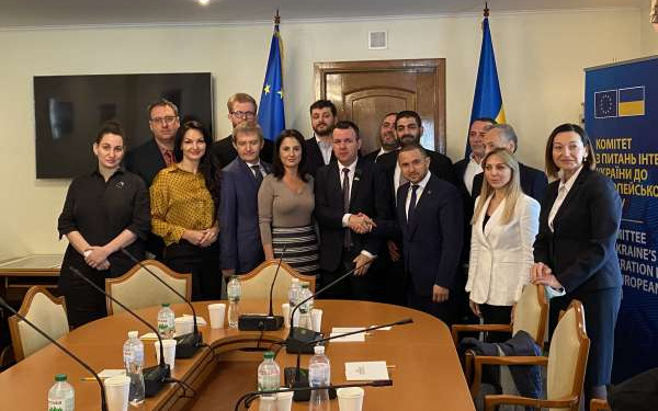 Встреча представителей группы депутатов Верховной Рады Украины по связям с Израилем и депутатов Кнессета