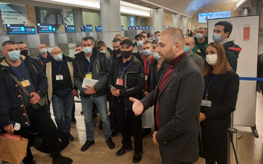 Встреча украинцев в израильском аэропорту