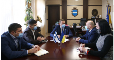 Делегация посольства Израиля в Украине посетила Кременчуг
