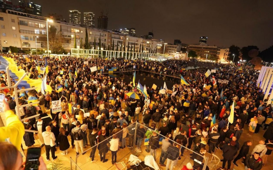 митинг, украина, тель-авив