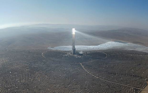 Сонячна електростанція Ашалім в пустелі Негев