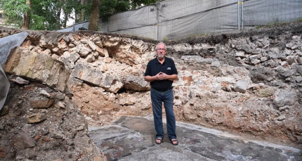 На місці зруйнованої Великої синагоги у Вільнюсі знайшли підлогу головної молитовної зали