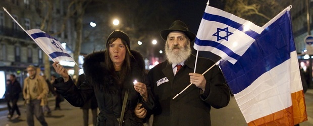 Евреи Франции вышли на демонстрацию против антисемитизма