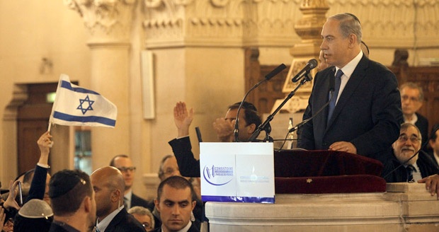 Нетаньяху поблагодарил Францию за борьбу с антисемитизмом