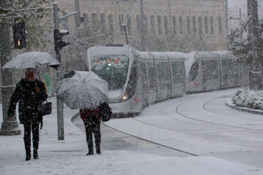 Снег в Иерусалиме: Лучшие кадры из Instagram
