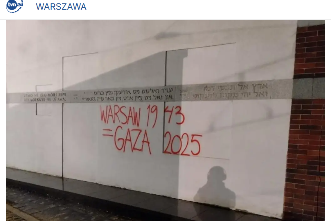 warsaw 1943 = gaza 2025