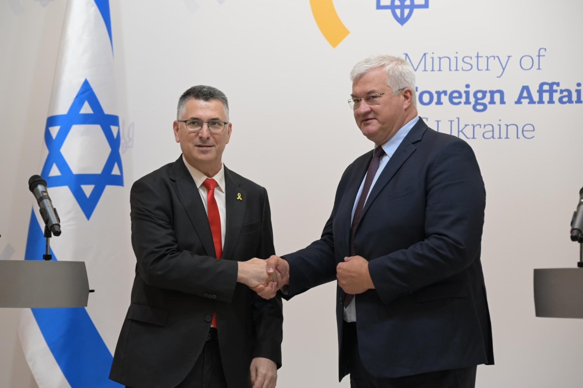 гідеон саар, андрій сибіга, україна, ізраїль