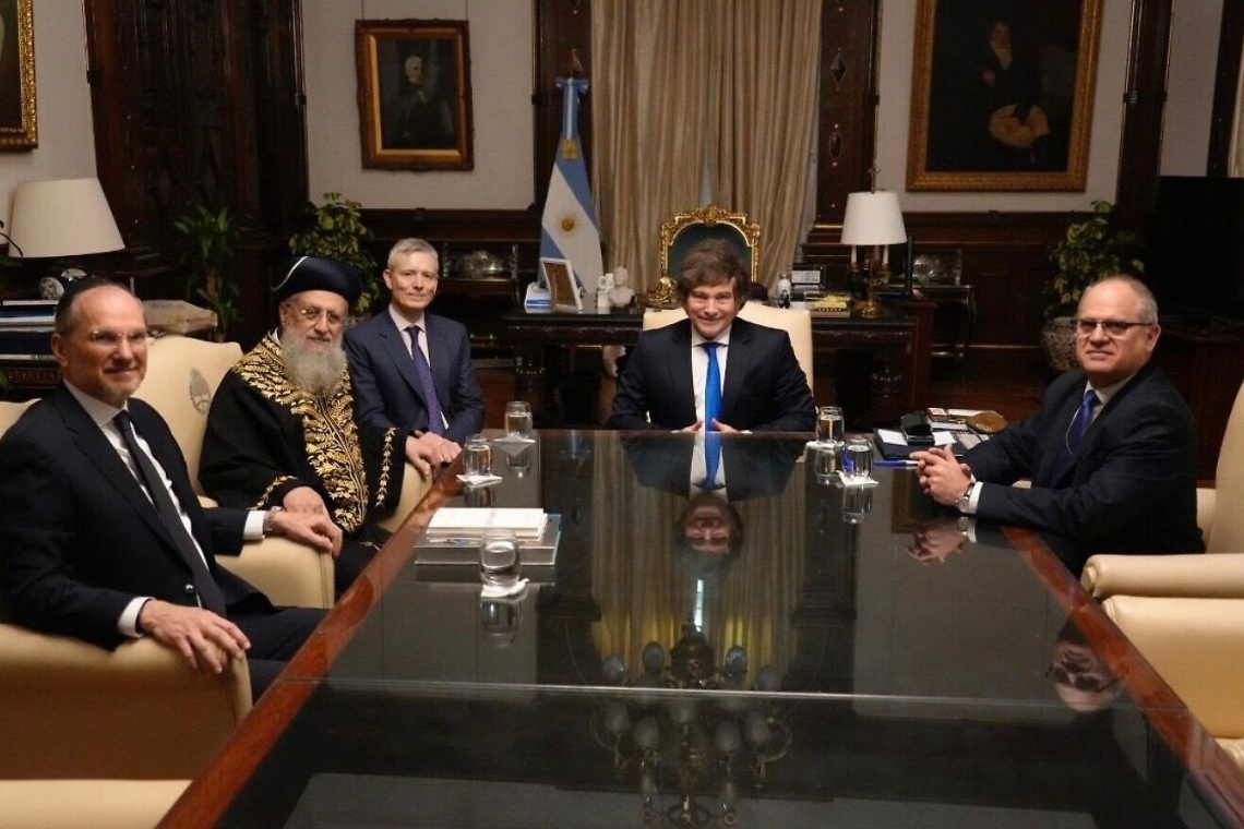 рабин Давид Йосеф, Хав'єр Мілей