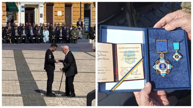 Президент України нагородив колишнього в'язня концтабору орденом Ярослава Мудрого