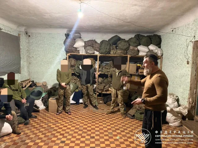 Єврейський капелан провів молитви для 81-ї десантно-штурмової бригади ЗСУ