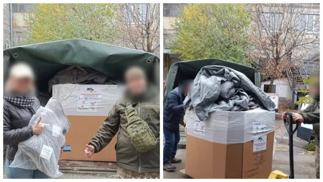 Єврейська організація передала українським військовим рятувальні ковдри