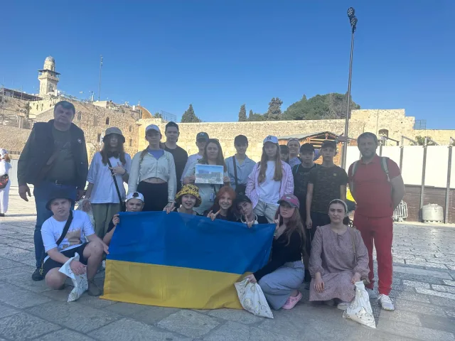 Діти українських захисників та ВПО вперше відвідали Ізраїль